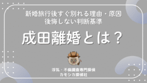 成田離婚とは？新婚旅行後すぐ別れる理由・原因と後悔しない判断基準